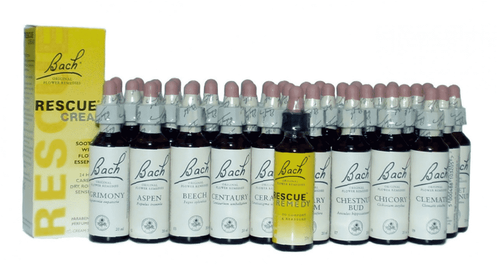 A lineup of Rescue Remedy products that can be custom-blended.